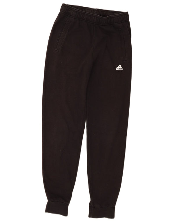 Adidas Drenge Træningsdragt Bukser Joggers 13-14 År Sort Bomuld