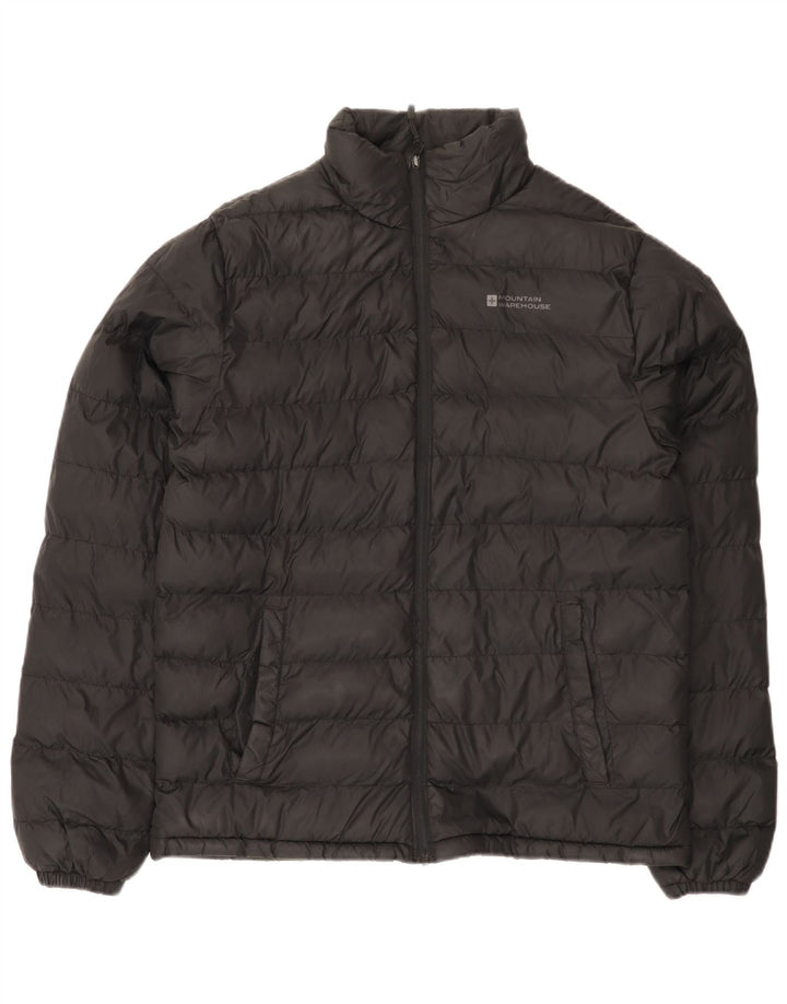 Mountain Warehouse Herre polstret jakke UK 38 Medium Sort Nylon