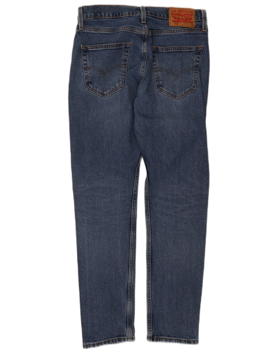 Levi's Herre 512 Slim Tapered Jeans W29 L30 Blå Bomuld