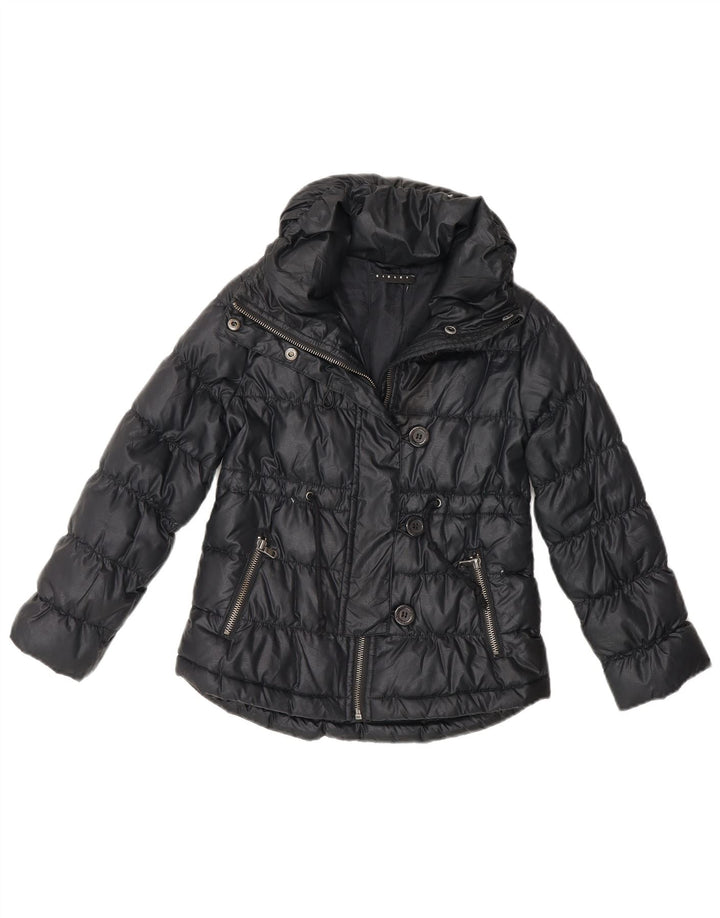 Sisley piger polstret jakke 5-6 år sort polyester