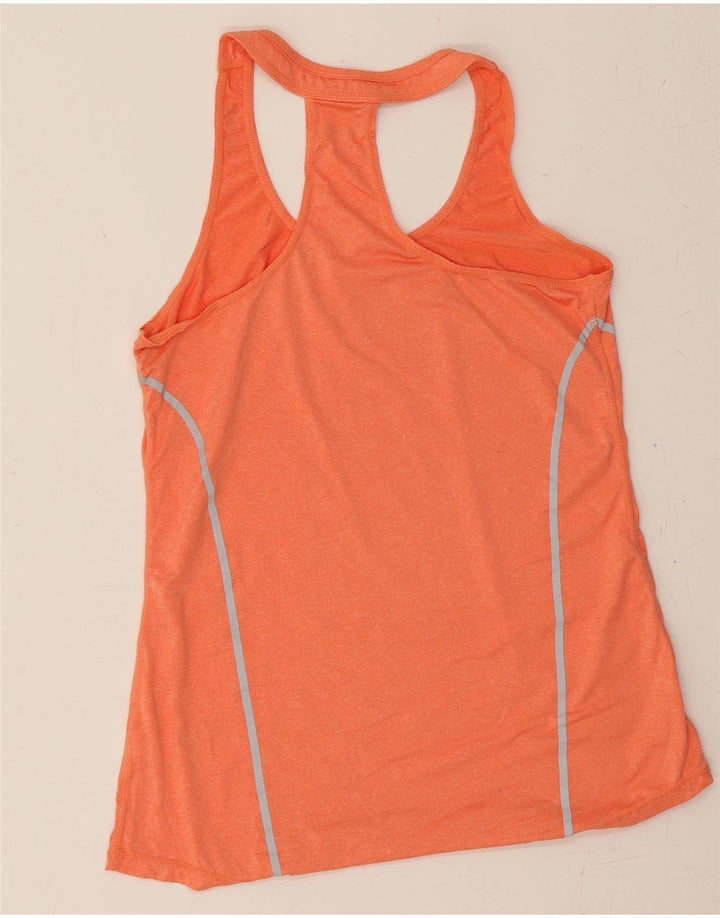 REEBOK Womens Vest Top UK 10 Small Orange Polyester Vintage Reebok and Second-Hand Reebok from Messina Hembry 