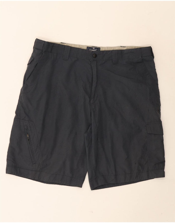 MARKS & SPENCER Herre Cargo Shorts W38 XL Grå Bomuld