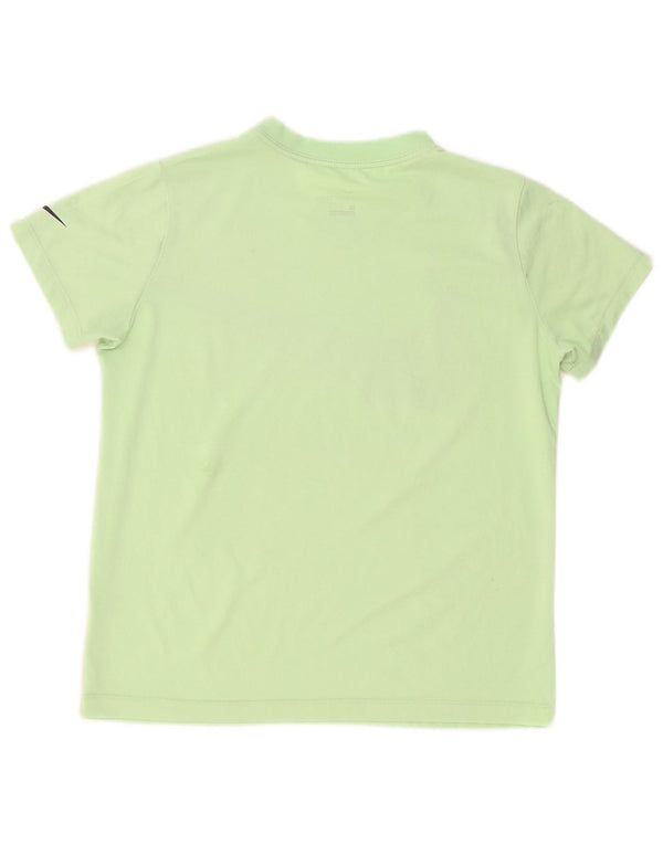 Nike Girls Dri Fit Graphic T-Shirt Top 12-13 Years Large Green