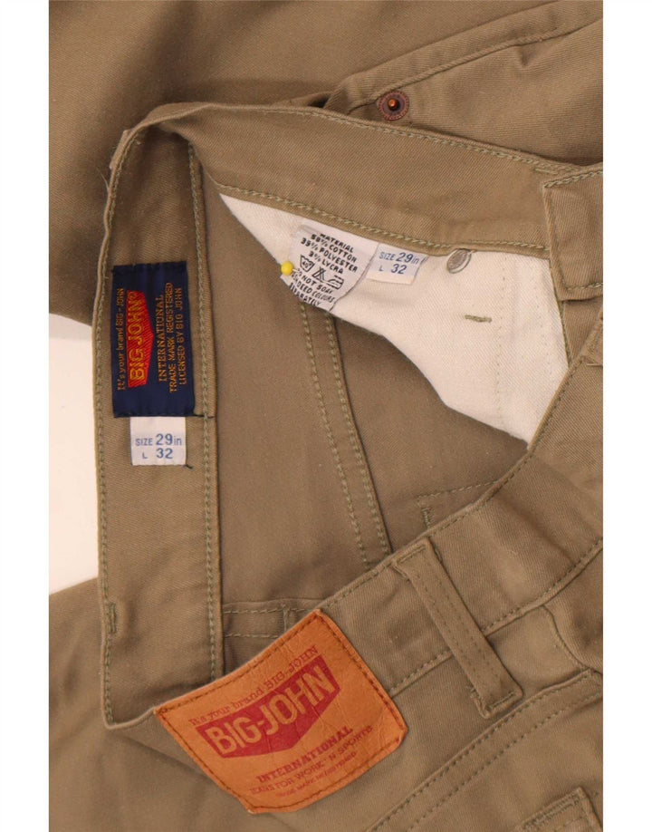 Big John Dame Bootcut Bukser W29 L32 Khaki Bomuld