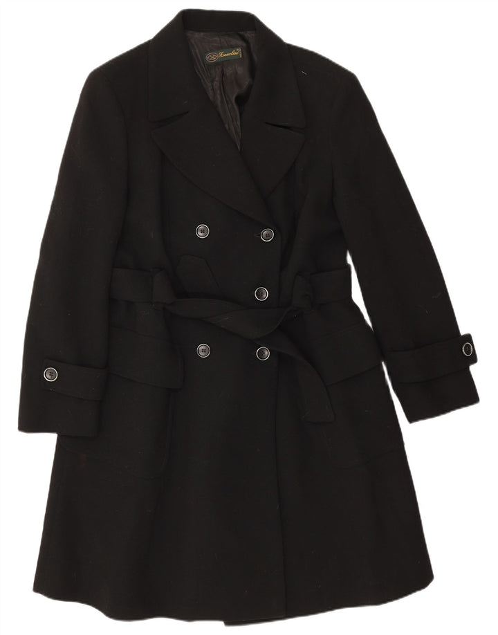 Zanolini Dame Overfrakke IT 46 Stor Sort Uld