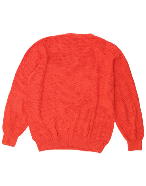 Marks & Spencer herre skræddersyet pasform med rund hals sweater medium rød
