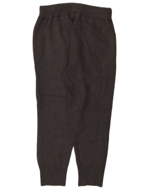 Zara Womens Knit Joggers Casual Trousers UK 12 Medium W28 L24 Grey Viscose