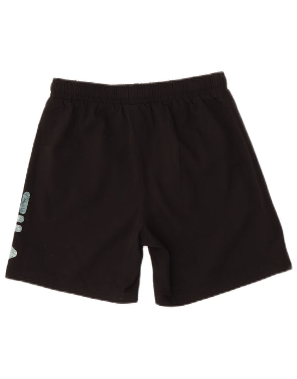 Fila Boys Graphic Sports Shorts 9-10 År Sort Polyester Sports