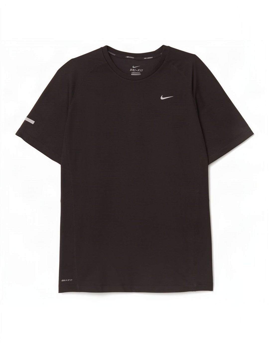 Nike Herre Dri Fit T-shirt Top Stor sort polyester