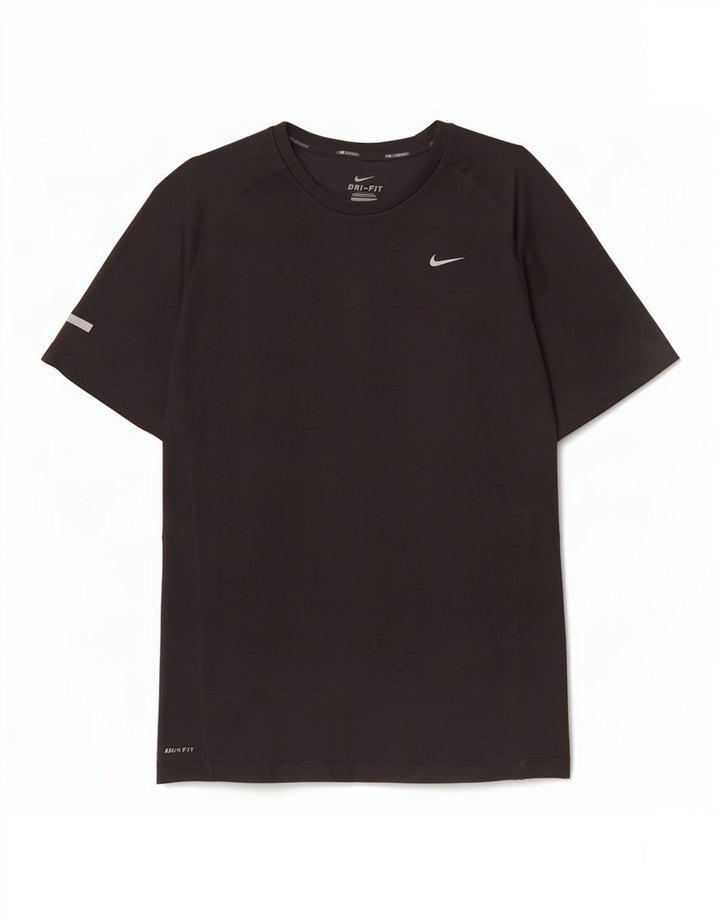 Nike Herre Dri Fit T-shirt Top Stor sort polyester