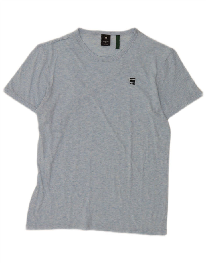 G-Star Herre T-Shirt Top Lille Blå Flecked Bomuld