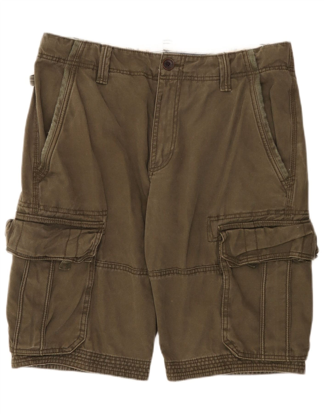 Fat Face Herre Cargo Shorts W34 Stor Khaki Bomuld