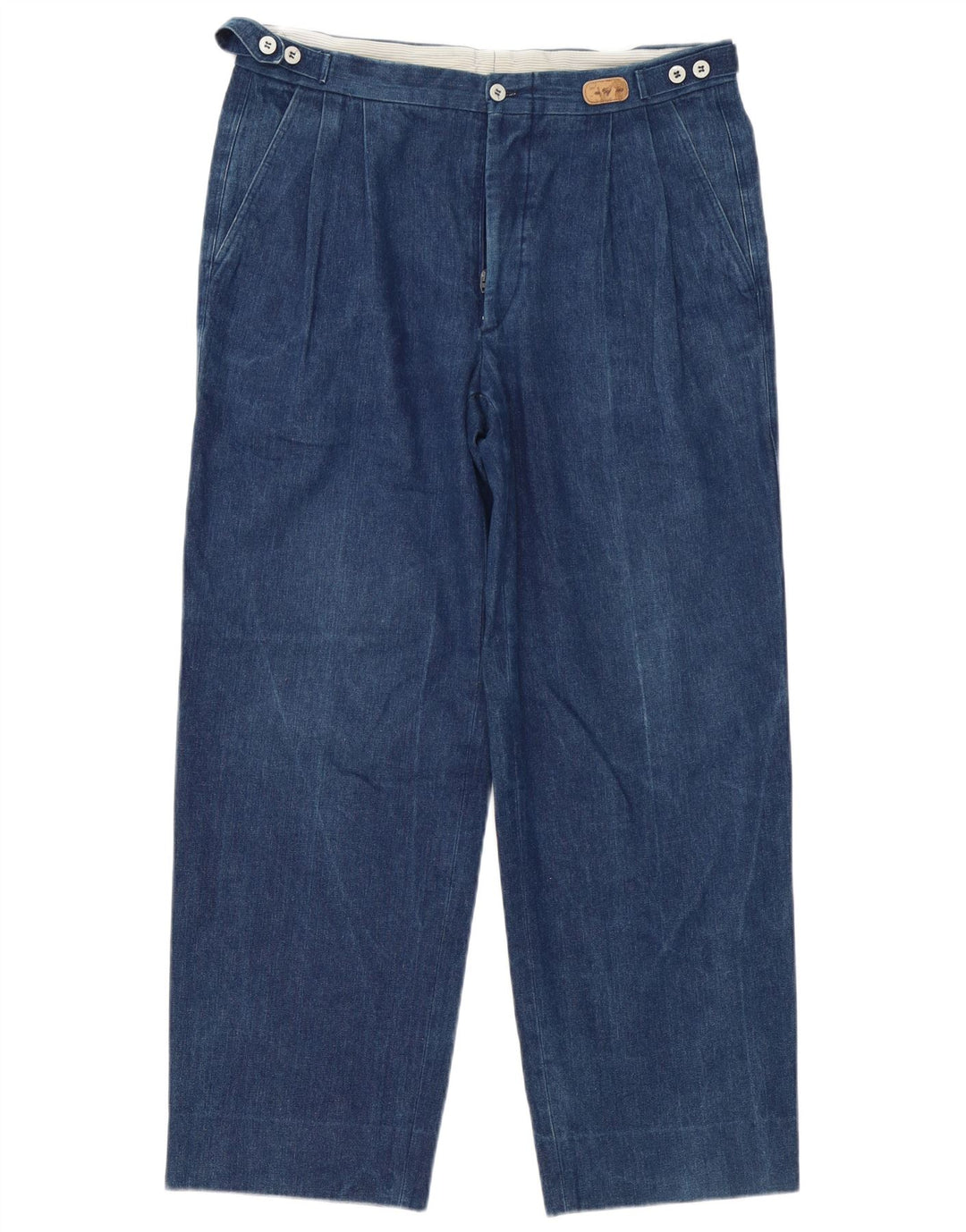 Les Copains Herre Pegged Chino Bukser W34 L29 Navy Blue