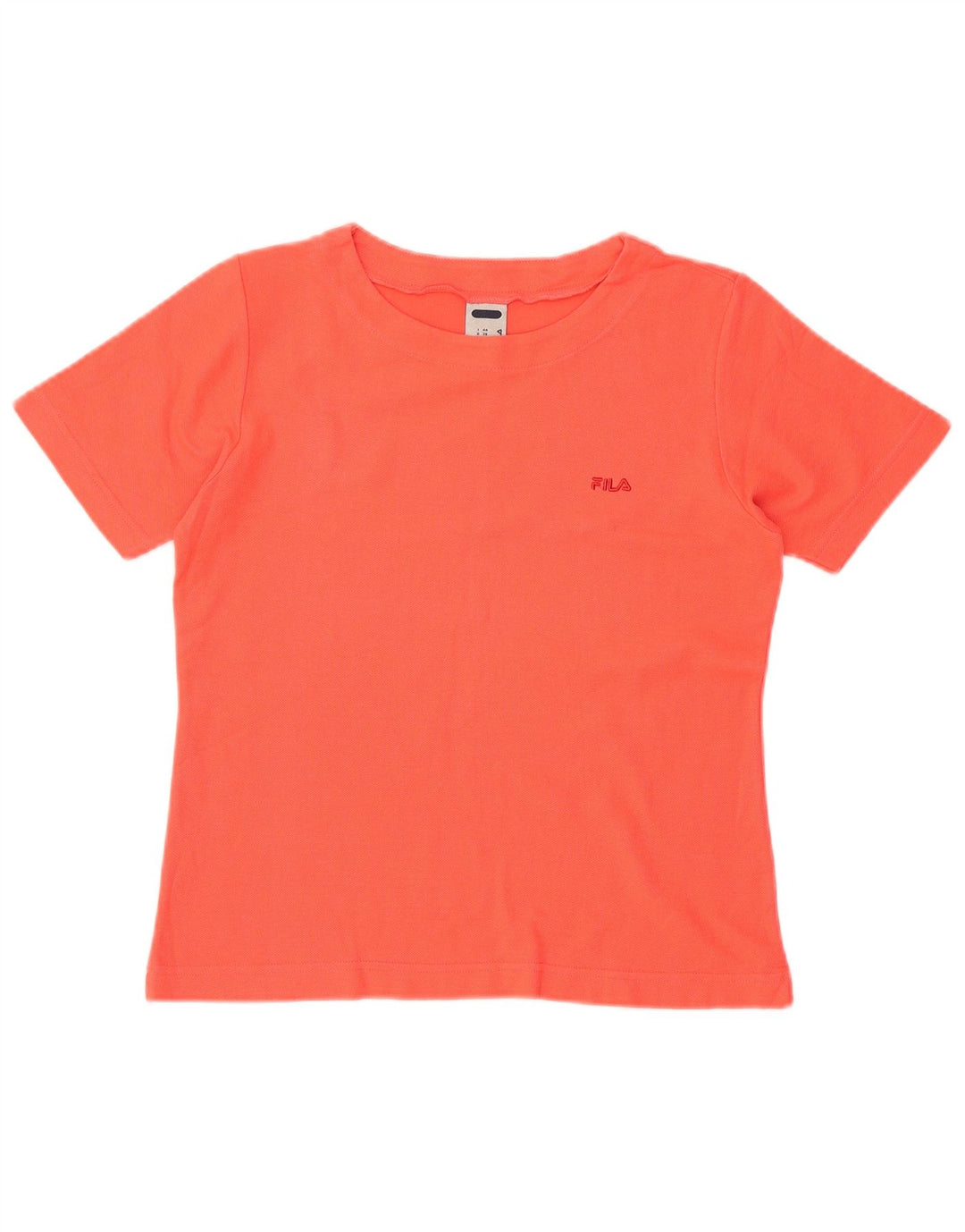 FILA Dame Crop T-Shirt Top IT 44 Medium Orange