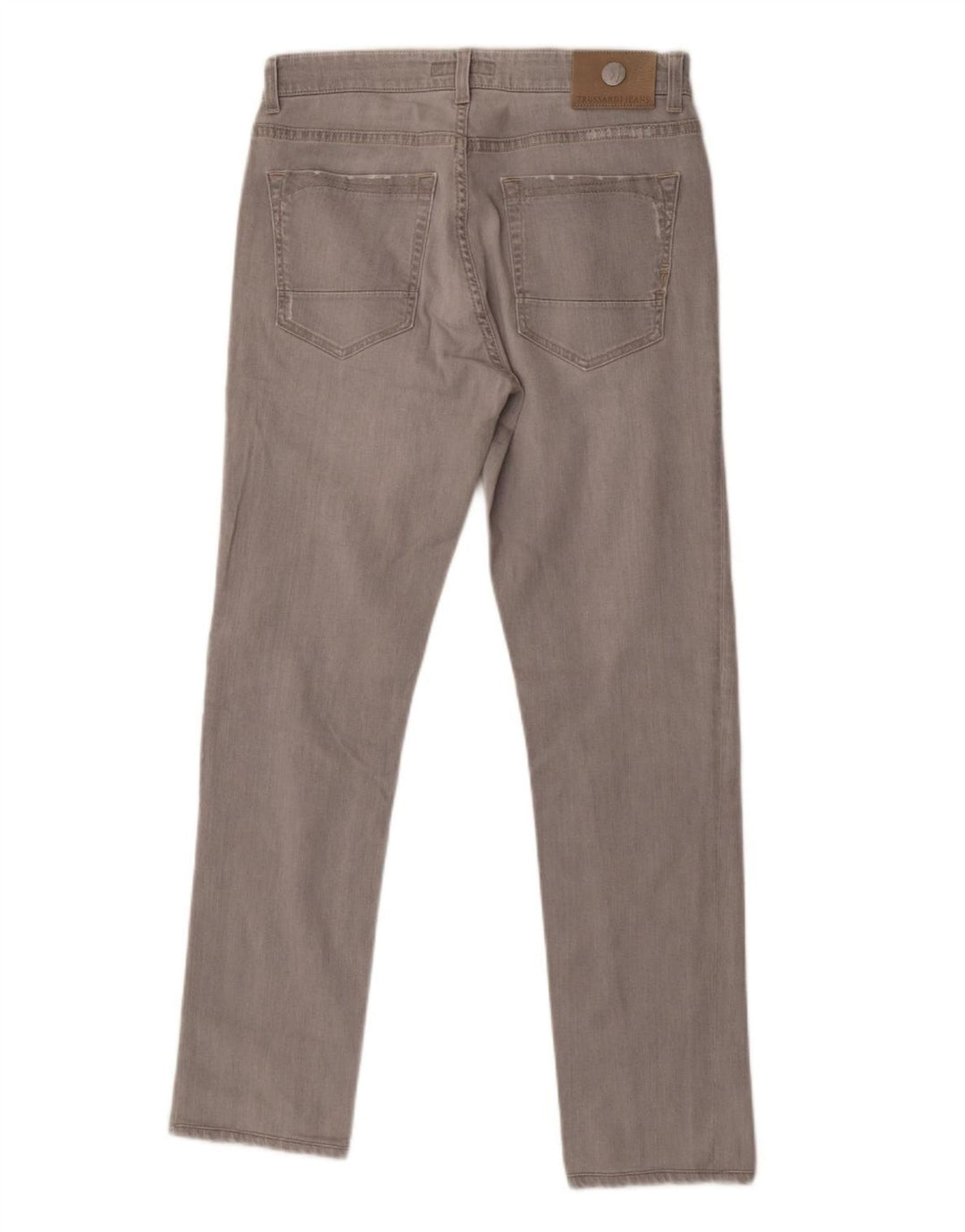 Trussardi Slim Jeans til mænd W29 L30 Grå bomuld