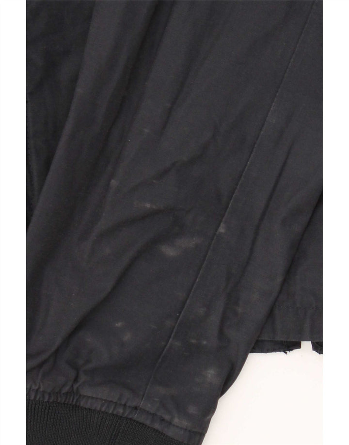 Playlife Womens Bomber Jacket UK 16 Large Navy Blue Cotton