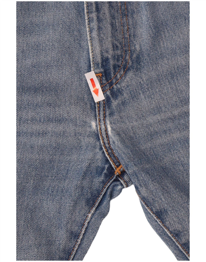 Levi's Herre 505 Straight Jeans W34 L32 Blå Bomuld