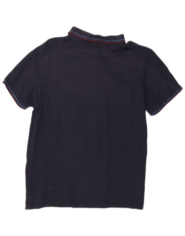 Timberland Herre Slim Fit Polo Shirt 2XL Navy Blue Bomuld