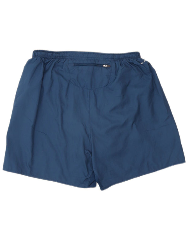 Nike Herre Regular Fit Sportshorts Medium Blue Colourblock Polyester Sports
