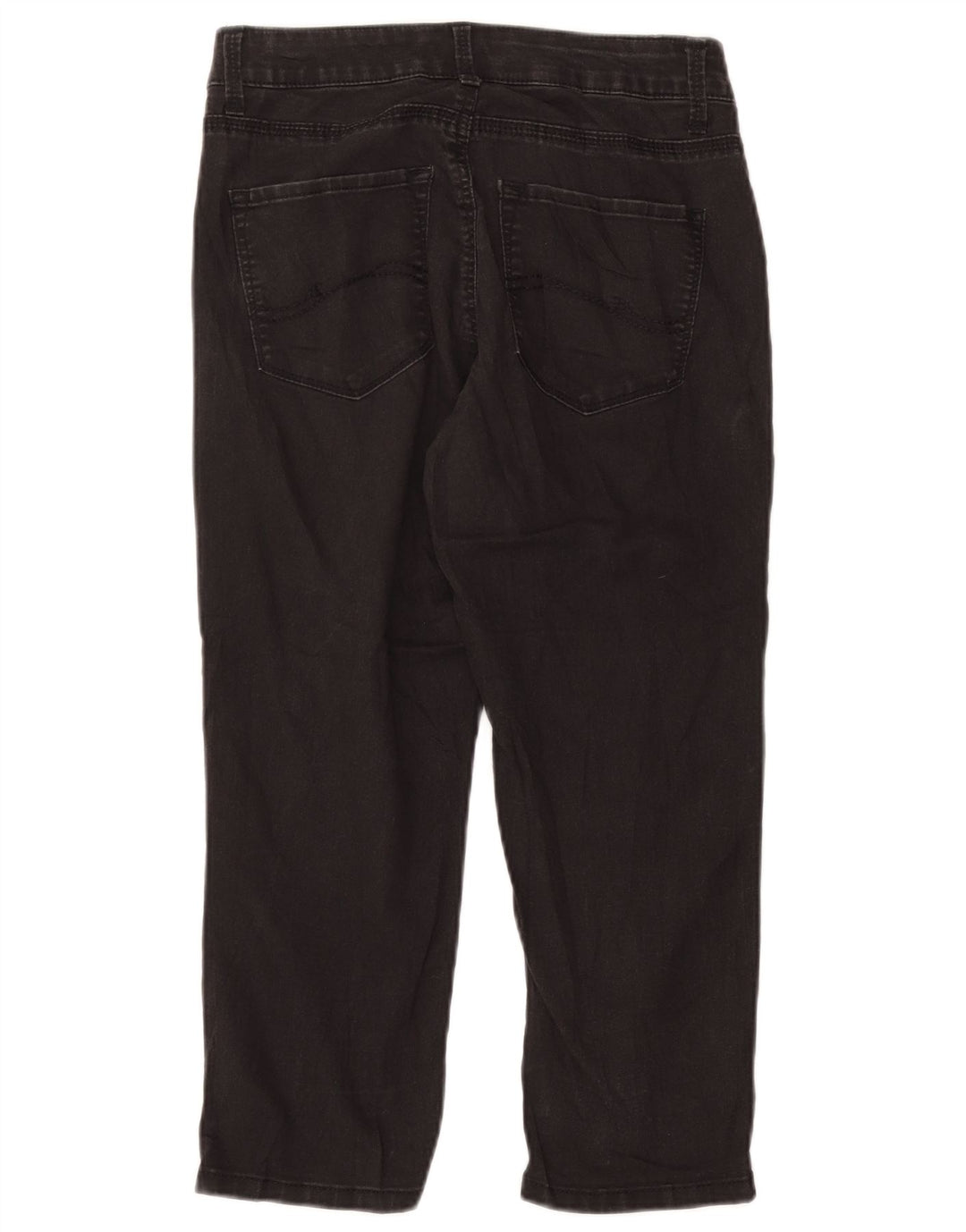Lee Dame Easy Fit Capri Jeans US 8 Medium W28 L21 Sort Bomuld
