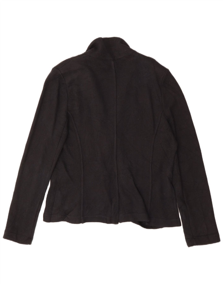 Whistles Dame 2 Button Blazer Jacket UK 16 Large Black Bomuld