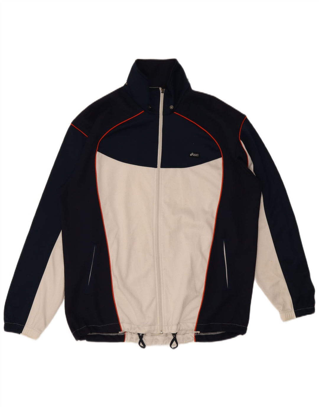 Asics Træningsdragt til mænd Topjakke Stor marineblå Colourblock Polyester