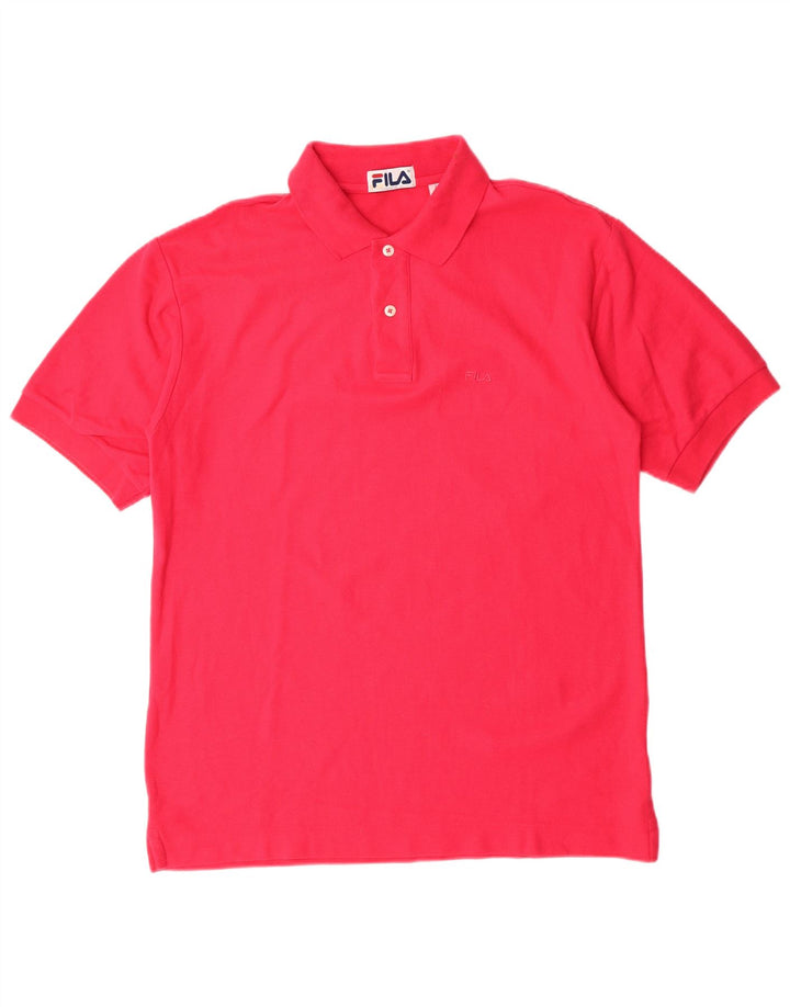 Fila Polo Shirt til mænd IT 46 Lille Pink Bomuld