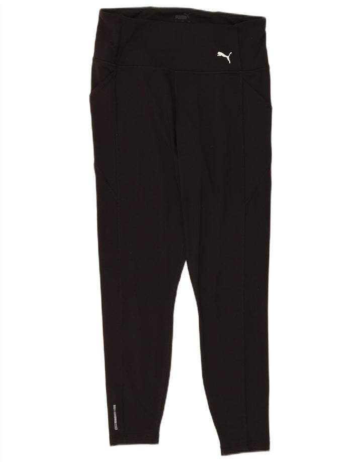 Puma Womens Crop Leggings UK 12 Medium Black