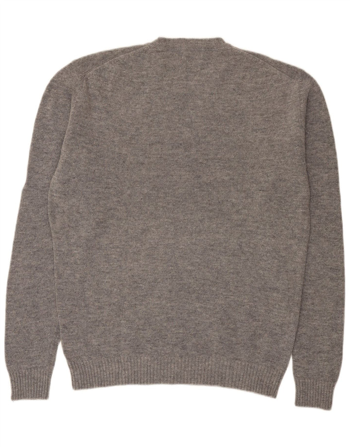 Sergio Tacchini Herre Crew Neck Jumper Sweater 2XL Grå Uld