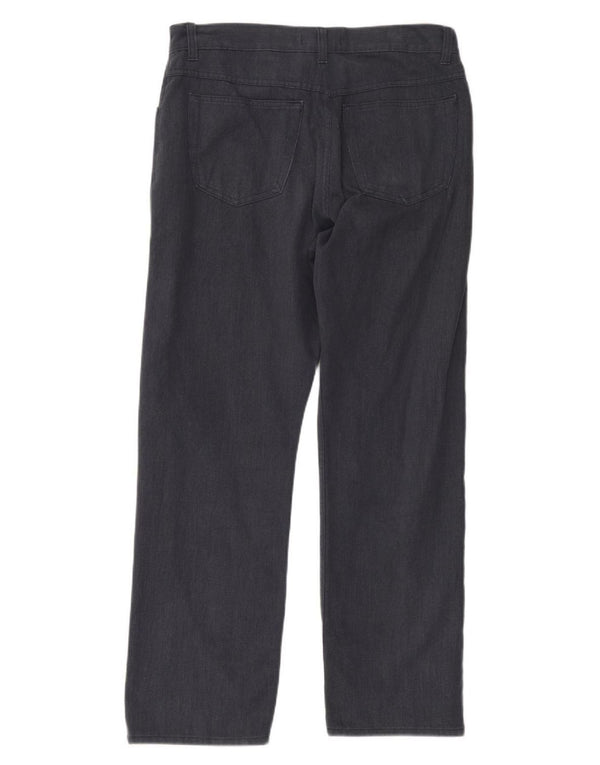 Marks & Spencer Straight Casual Bukser til mænd W36 L31 Marineblå Bomuld