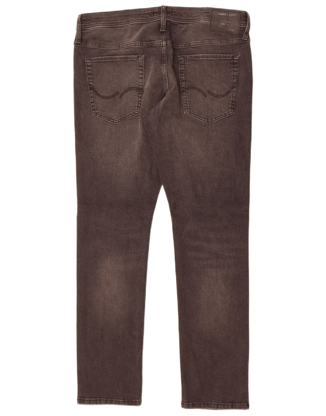 Jack & Jones Herre GLENN Slim Jeans W36 L32 Grå Bomuld