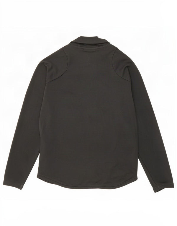 Nike Dame Dri Fit Pullover Træningsdragt Top UK 6 XS Grå Colourblock