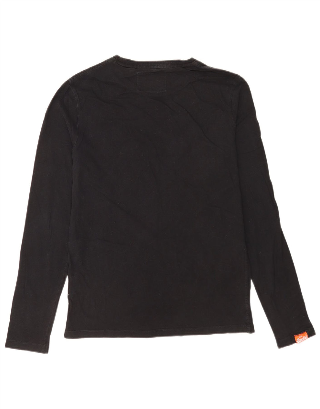 Superdry Herre Top Langærmet Medium Sort Bomuld
