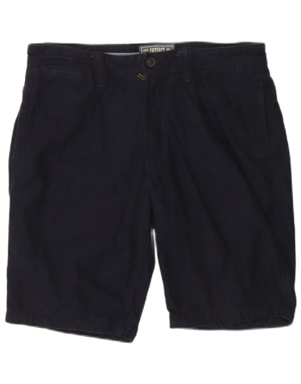 Fat Face Herre Chino Shorts W34 Large Navy Blue Bomuld