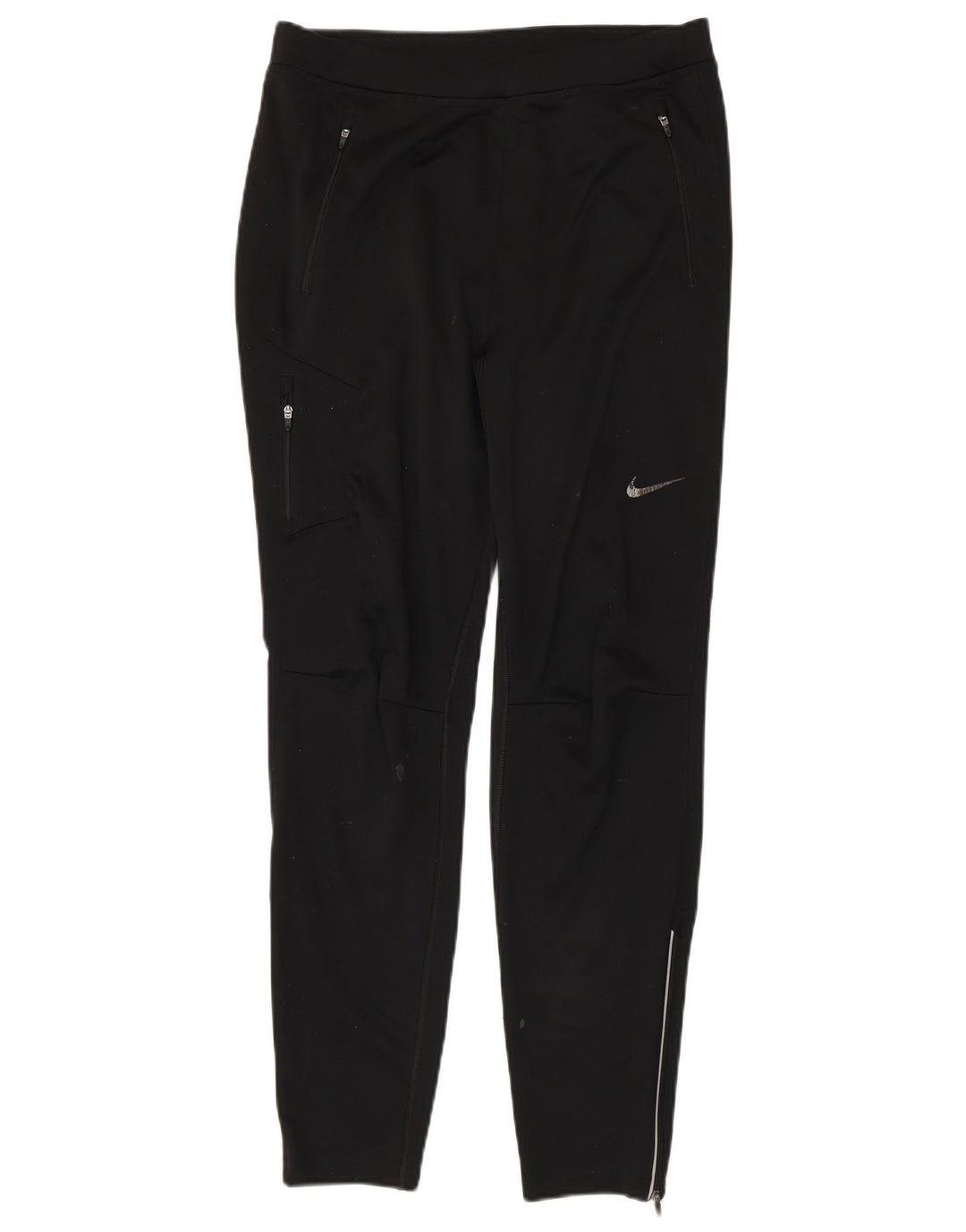 Nike træningsdragtsbukser til kvinder UK 14 Stor sort polyester