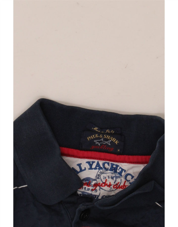 PAUL & SHARK Herre poloshirt Medium Navyblå stribet