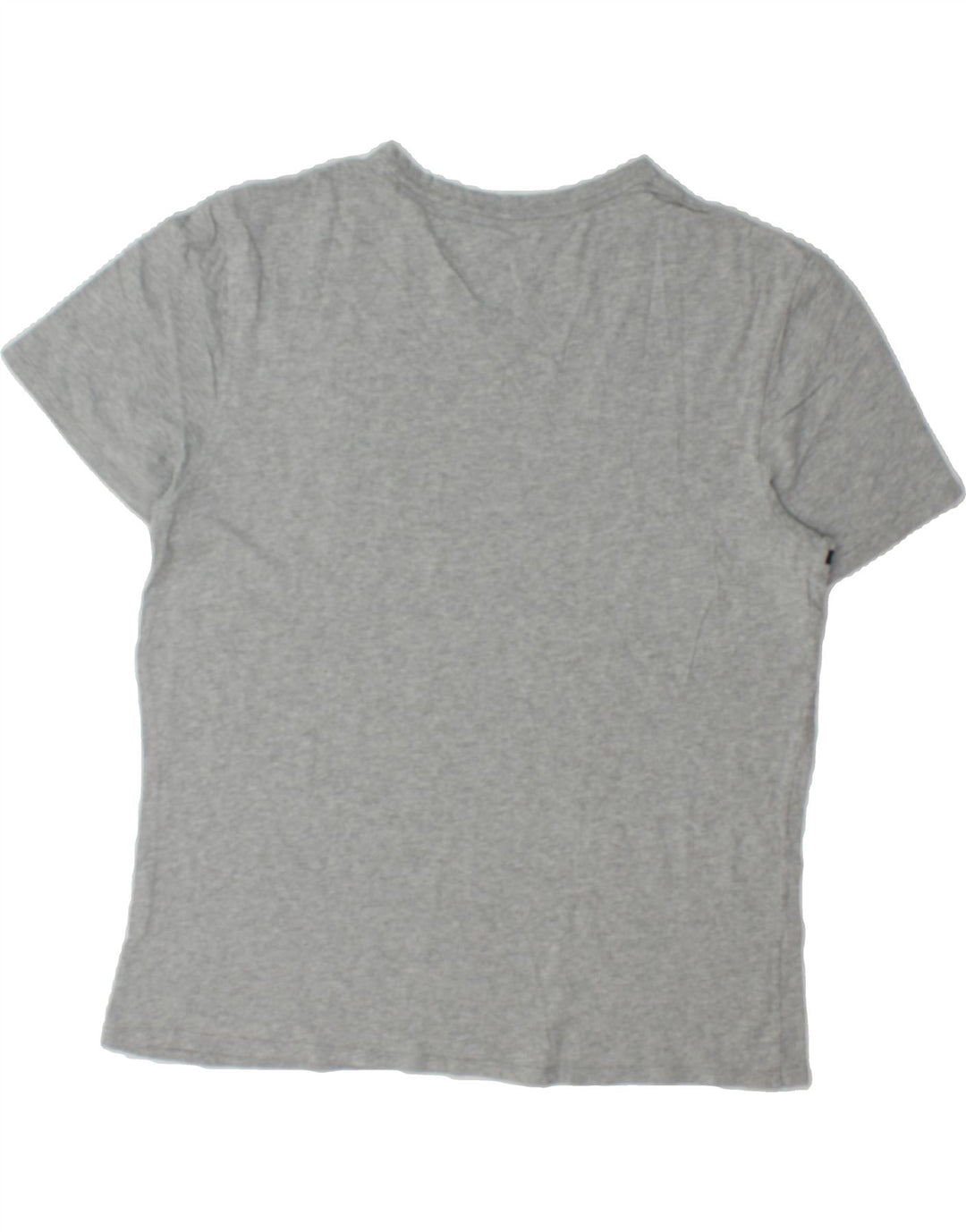 TOMMY HILFIGER Mens Graphic T-Shirt Top Large Grey Vintage Tommy Hilfiger and Second-Hand Tommy Hilfiger from Messina Hembry 