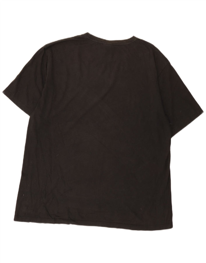 Tommy Hilfiger Herre T-Shirt Top Stor Sort Bomuld