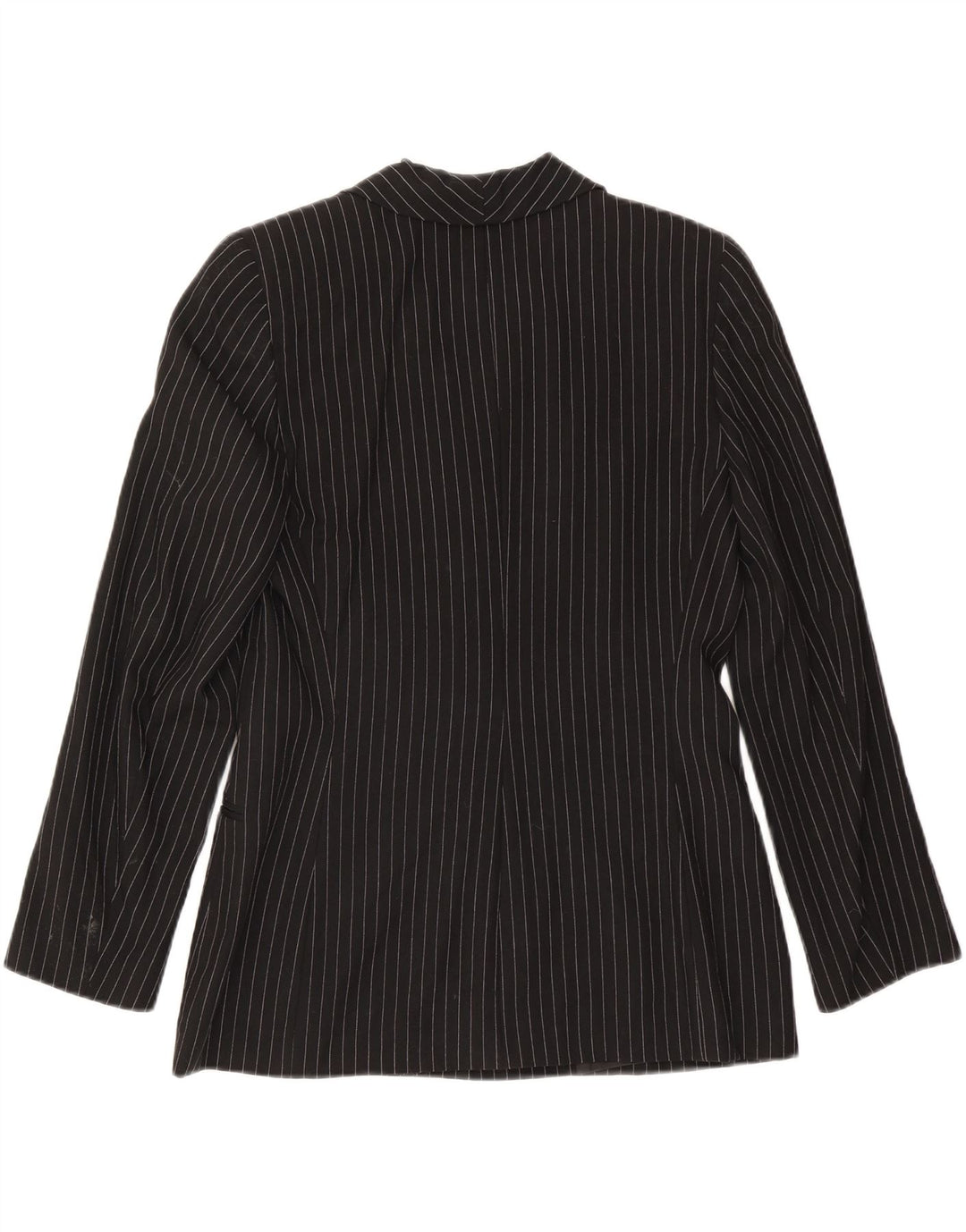 RENATO BALESTRA Dame 3-knaps blazerjakke IT 46 Stor sort nålestribe