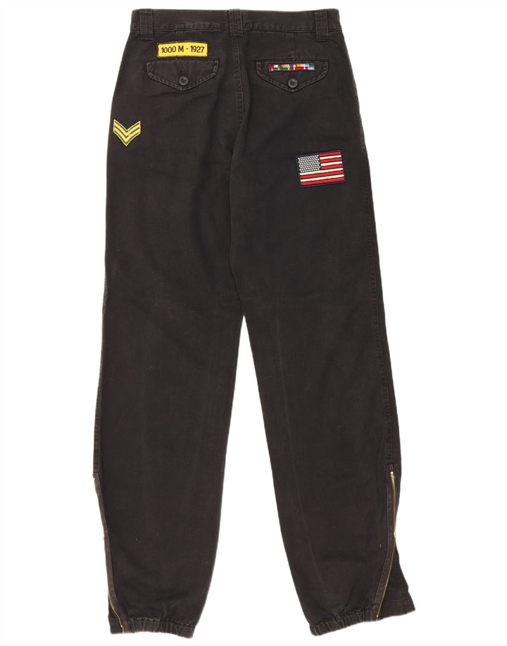 Killer Loop Dame jogger Straight Jeans IT 42 Medium W28 L33 Sort Bomuld