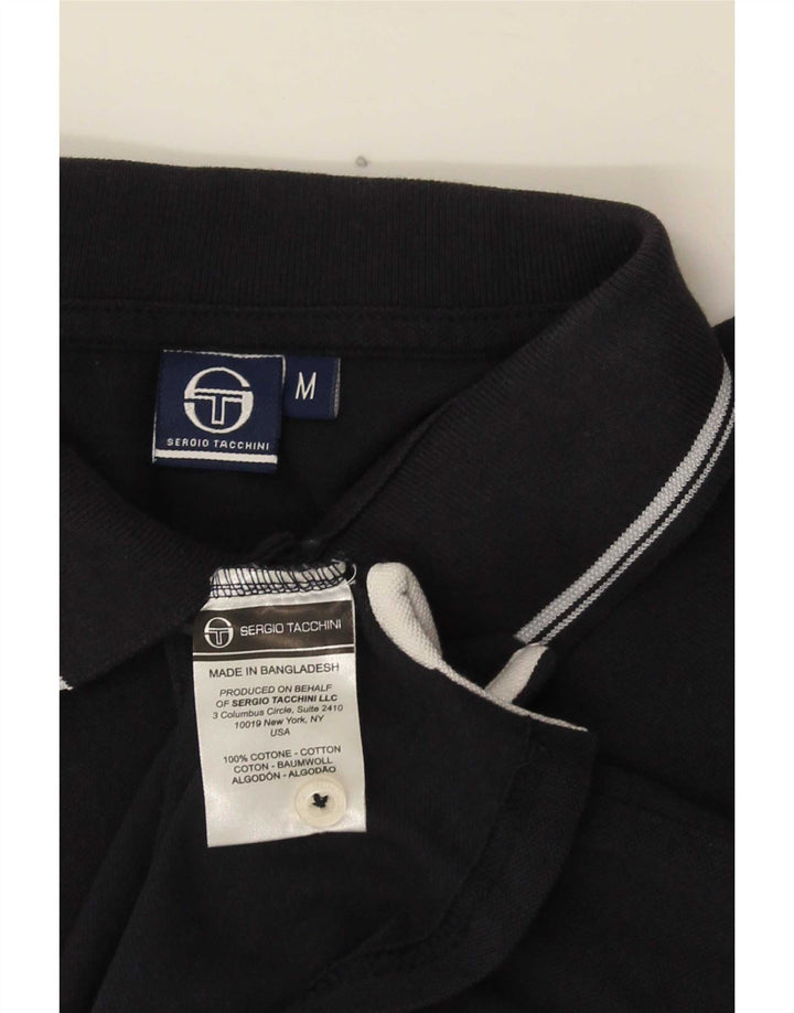 Sergio Tacchini herre poloshirt Medium marineblå bomuld