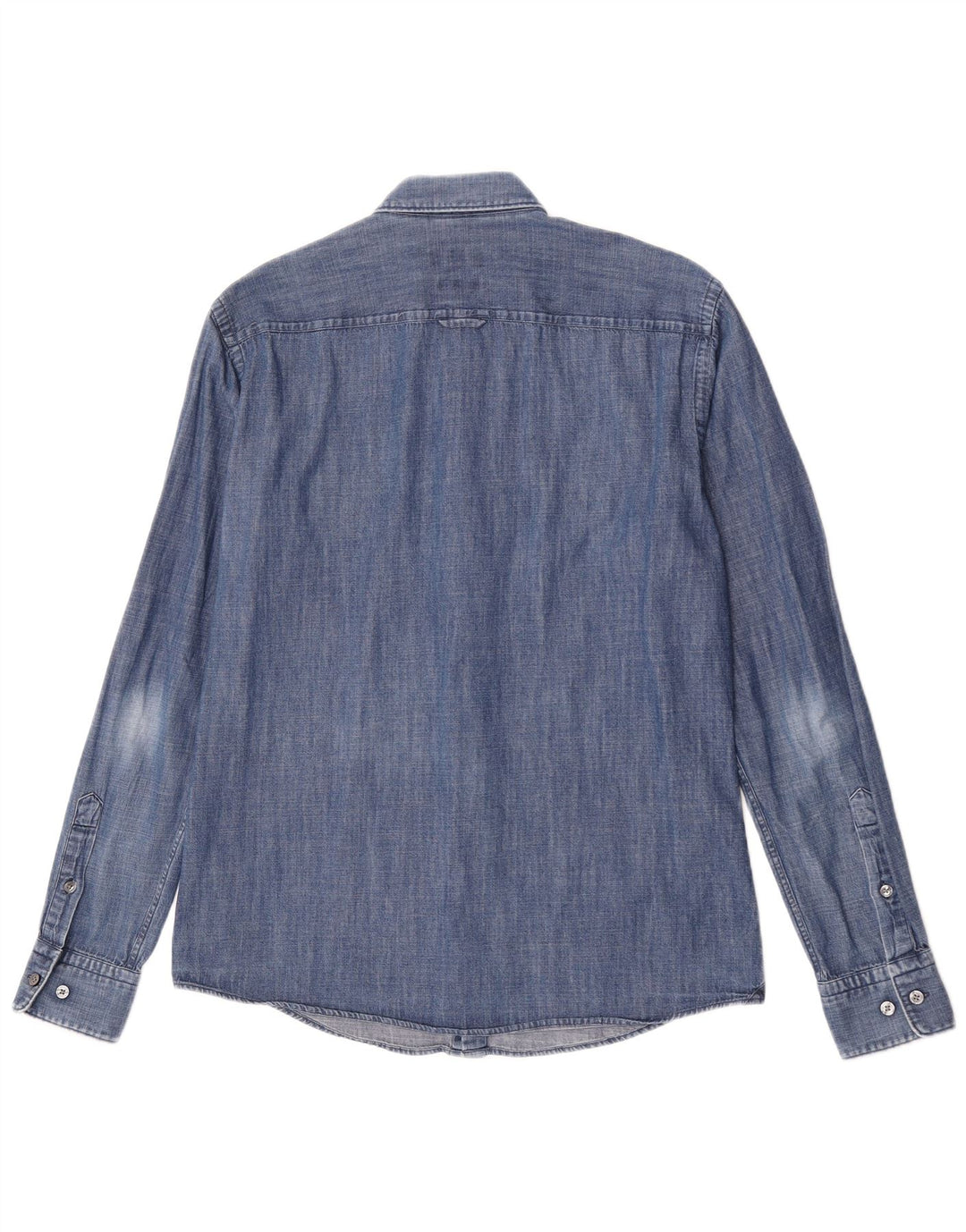 Hugo Boss Herre Slim Fit Denim Shirt Medium Blue Bomuld