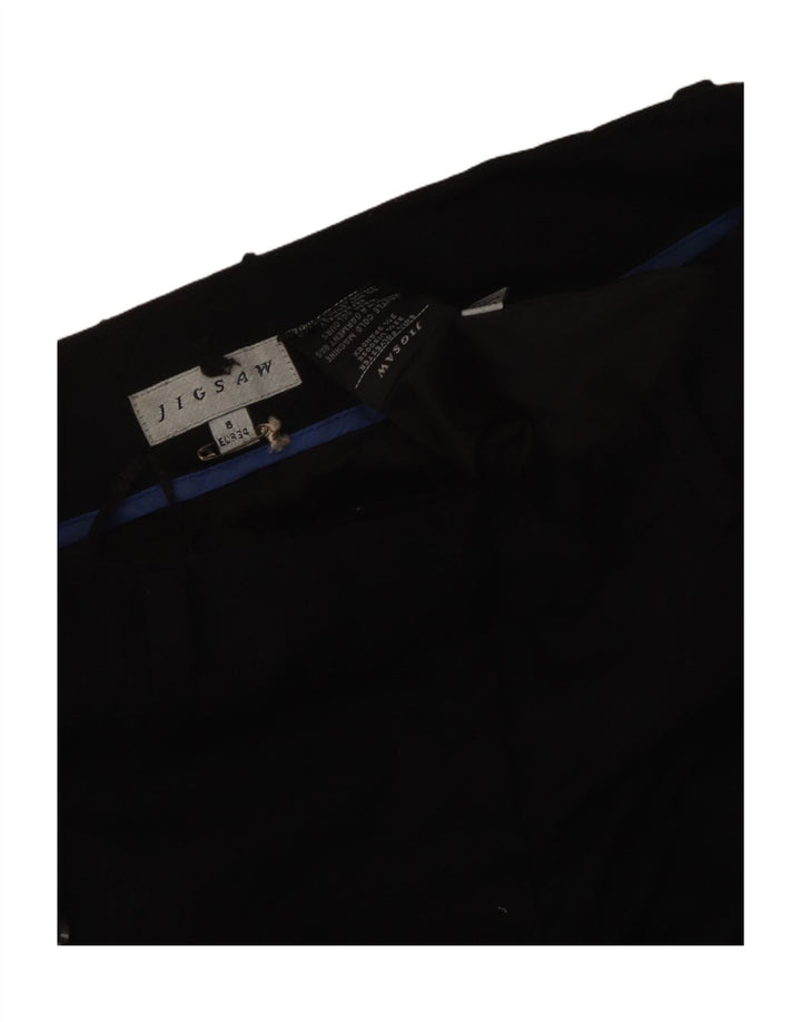 Jigsaw Dame Bootcut Chino Bukser UK 8 Small W30 L31 Black Polyester