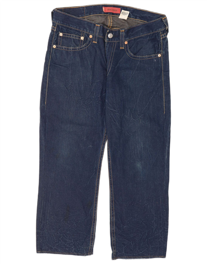 Levi's Løse jeans til mænd W34 L27 Marineblå bomuld