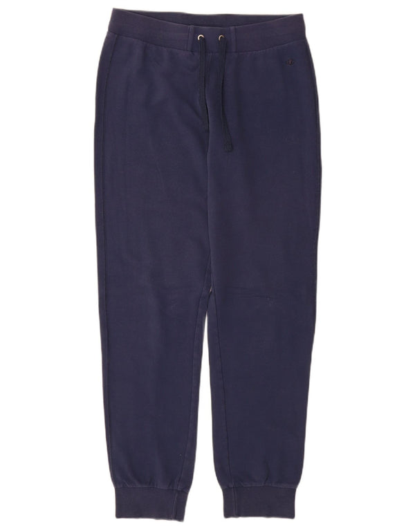 Champion Womens træningsdragt Bukser Joggers UK 12 Medium Navy Blue Bomuld