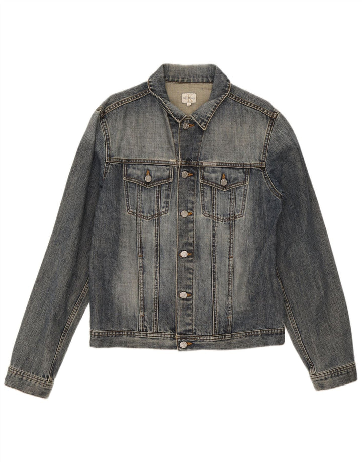 Calvin Klein Herre denimjakke UK 42 XL Blå Bomuld