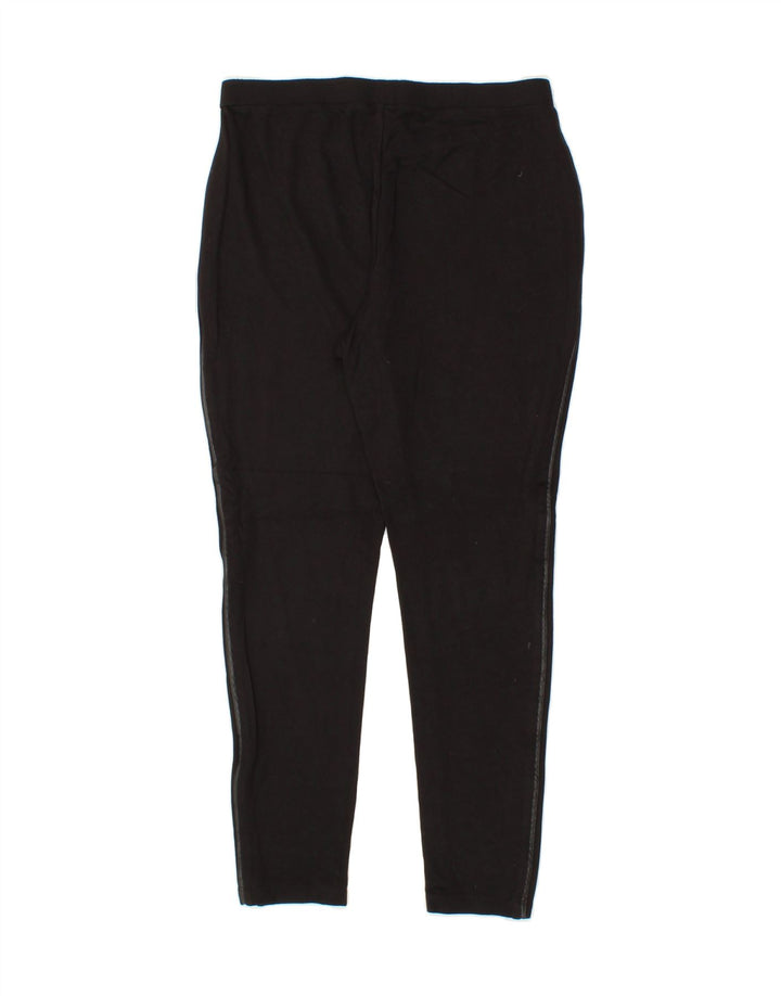 MICHAEL KORS Womens Leggings UK 14 Medium Black Viscose Vintage Michael Kors and Second-Hand Michael Kors from Messina Hembry 