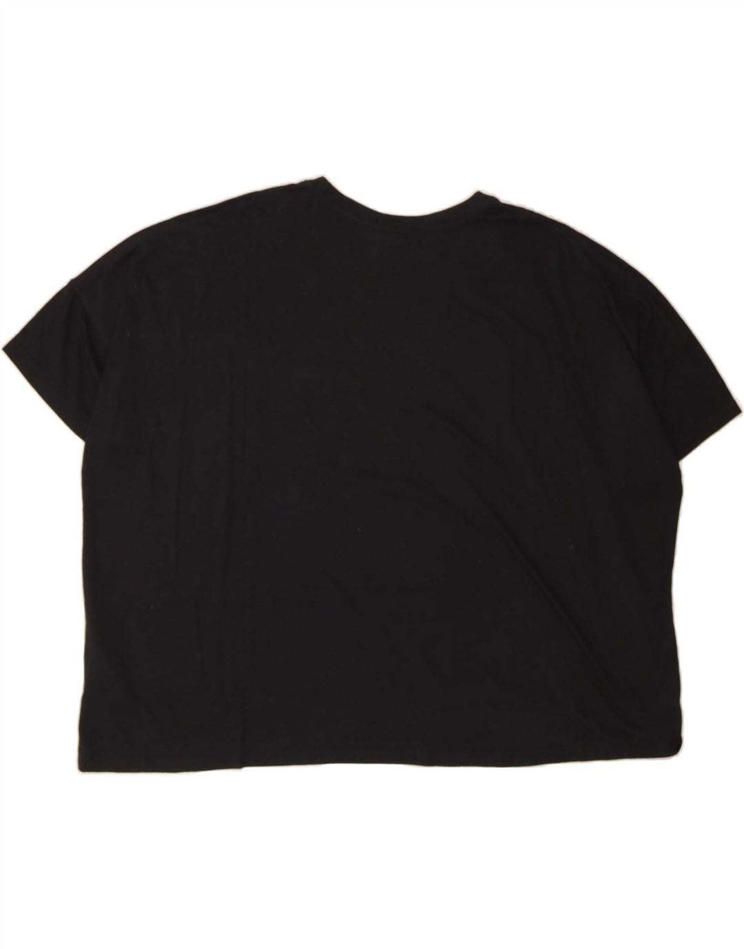 NIKE Womens Oversized Crop Graphic T-Shirt Top UK 18 XL Black Polyester Vintage Nike and Second-Hand Nike from Messina Hembry 