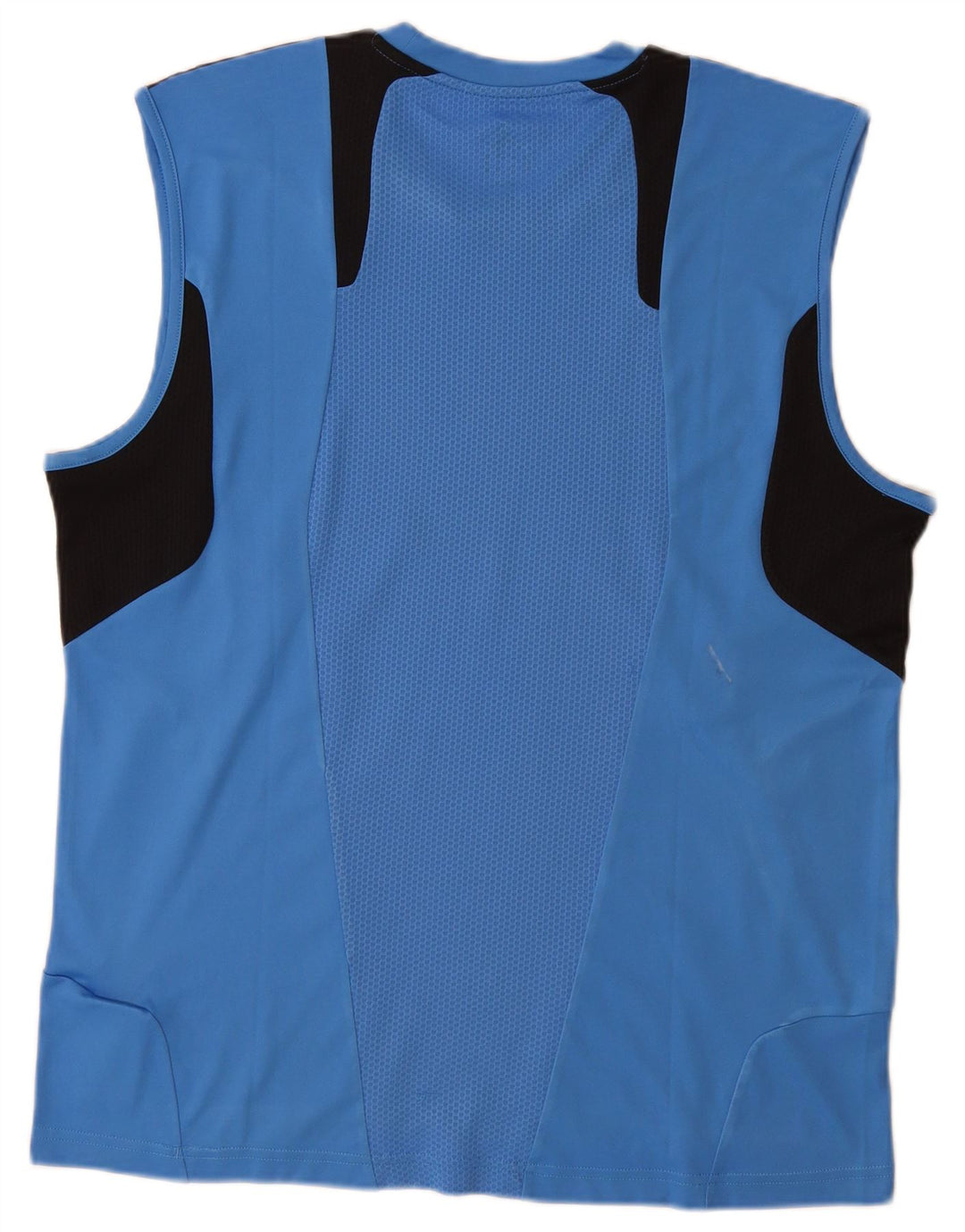 Adidas Herre Climacool Vest Top Large Blue Colourblock Polyester