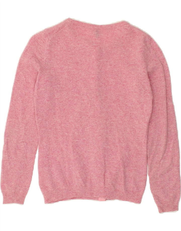 BENETTON Womens Cardigan Sweater UK 4 XS Pink Vintage Benetton and Second-Hand Benetton from Messina Hembry 